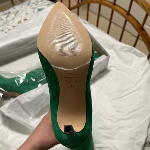 Handmade Italian suede calf high boots. GORGEOUS. Size 39 IT (9 US). - Picture 4 of 10